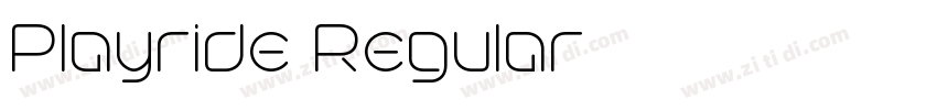 Playride Regular字体转换 Playride Regular字体转换